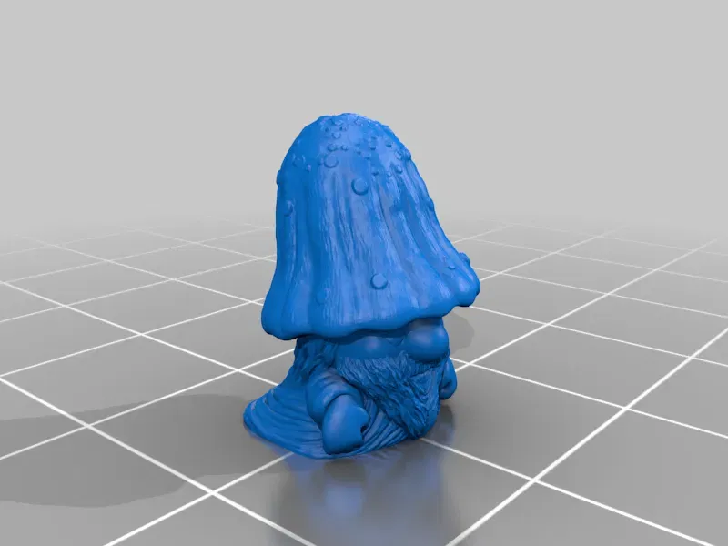 Nhân vật nấm nhỏ Shroomlet in resin - Image 2