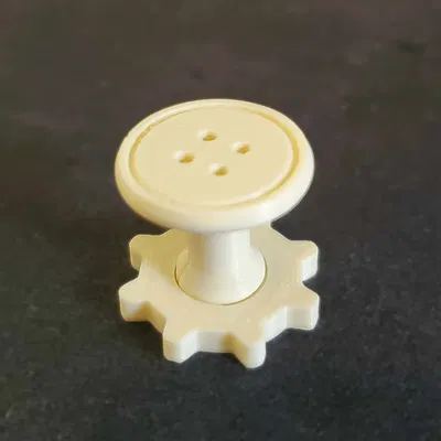 Cufflinks thiết kế nút và bánh răng có ren chắc chắn