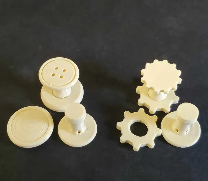 Cufflinks thiết kế nút và bánh răng có ren chắc chắn - Image 2