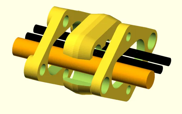 Cáp đi qua hộp với kẹp cáp tùy chỉnh - Image 2