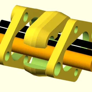 Cáp đi qua hộp với kẹp cáp tùy chỉnh