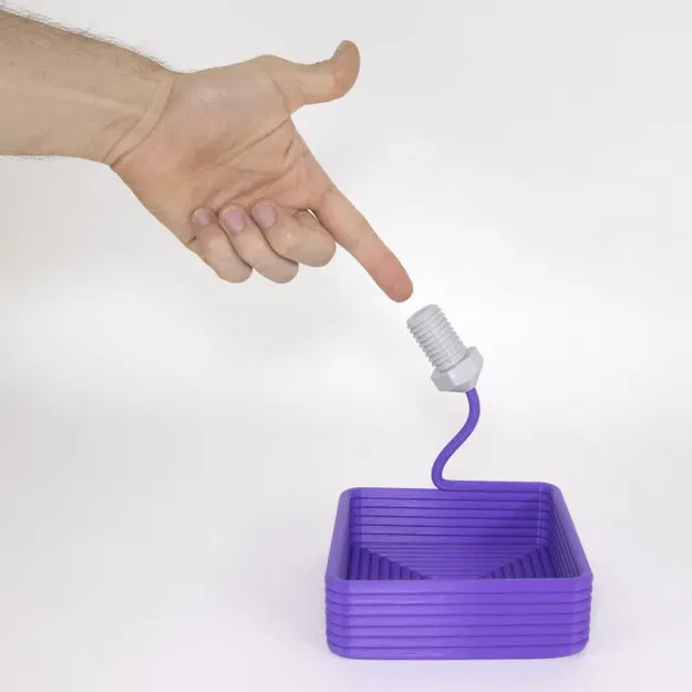 Hộp chứa hình vuông Printception in 3D không cần hỗ trợ - Image 2