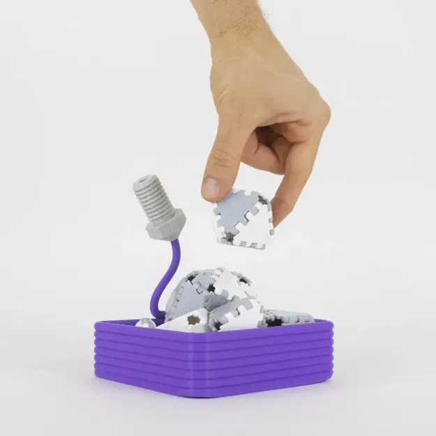 Hộp chứa hình vuông Printception in 3D không cần hỗ trợ - Image 5