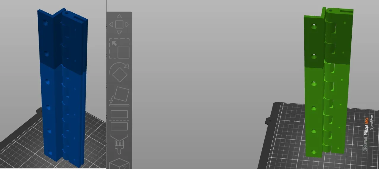 Bản lề cho plexiglas lật cho chuồng chó - Image 1