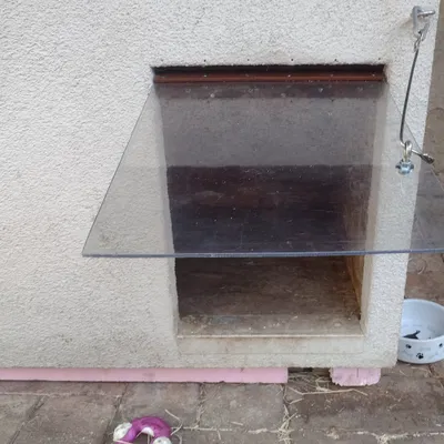 Bản lề cho plexiglas lật cho chuồng chó