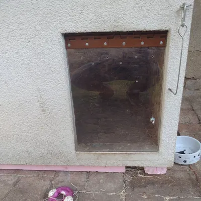 Bản lề cho plexiglas lật cho chuồng chó