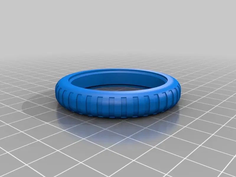 Bánh xe với lốp cho ô tô đồ chơi đua bóng 5mm trục - Image 1