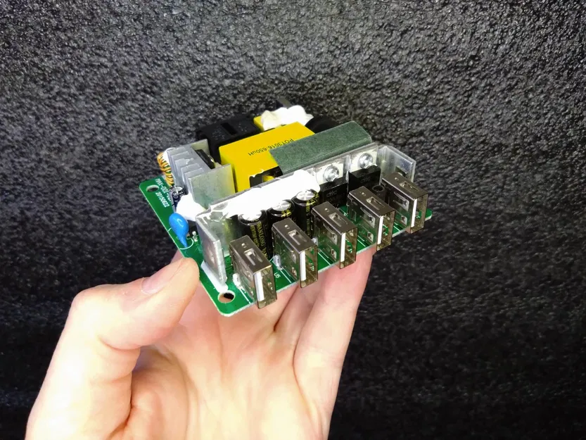 Vỏ sạc USB 5 cổng thay thế cho nguồn điện lưới - Image 3