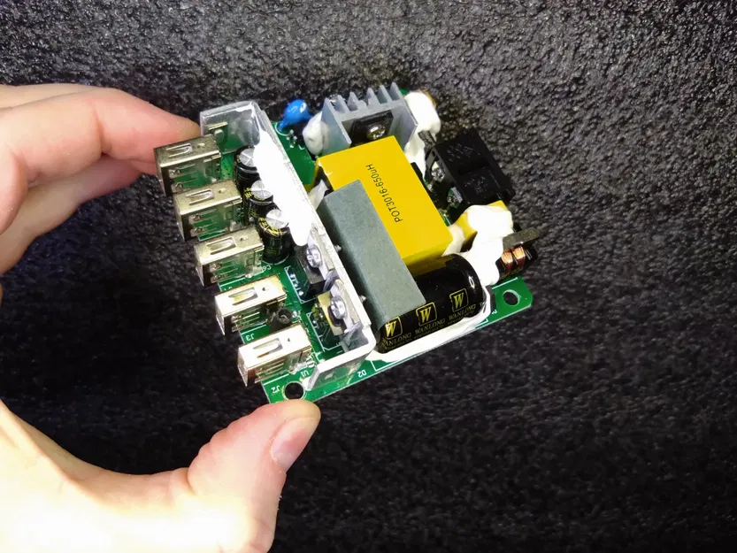 Vỏ sạc USB 5 cổng thay thế cho nguồn điện lưới - Image 5