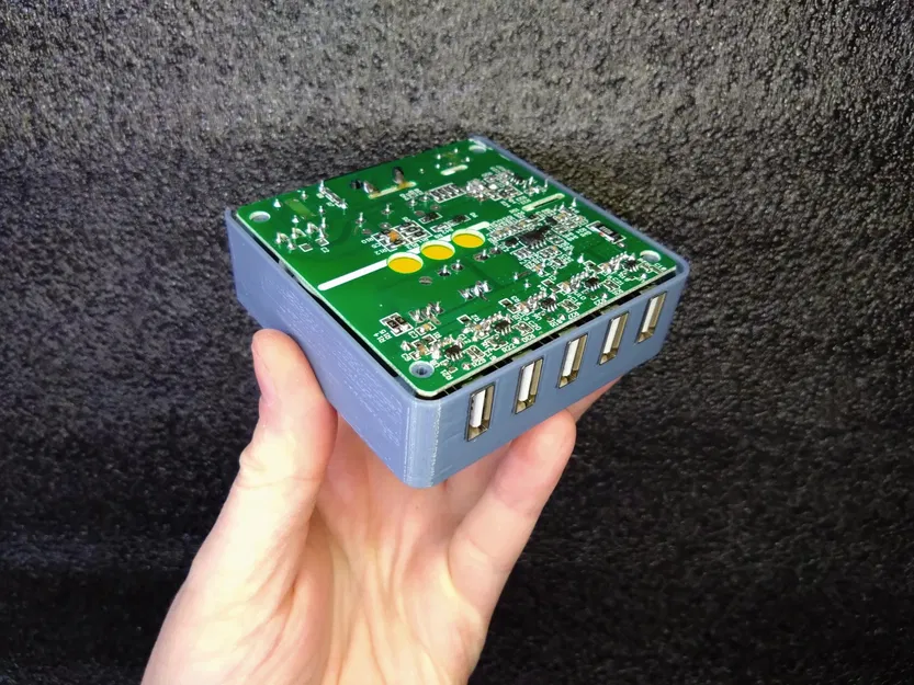 Vỏ sạc USB 5 cổng thay thế cho nguồn điện lưới - Image 7