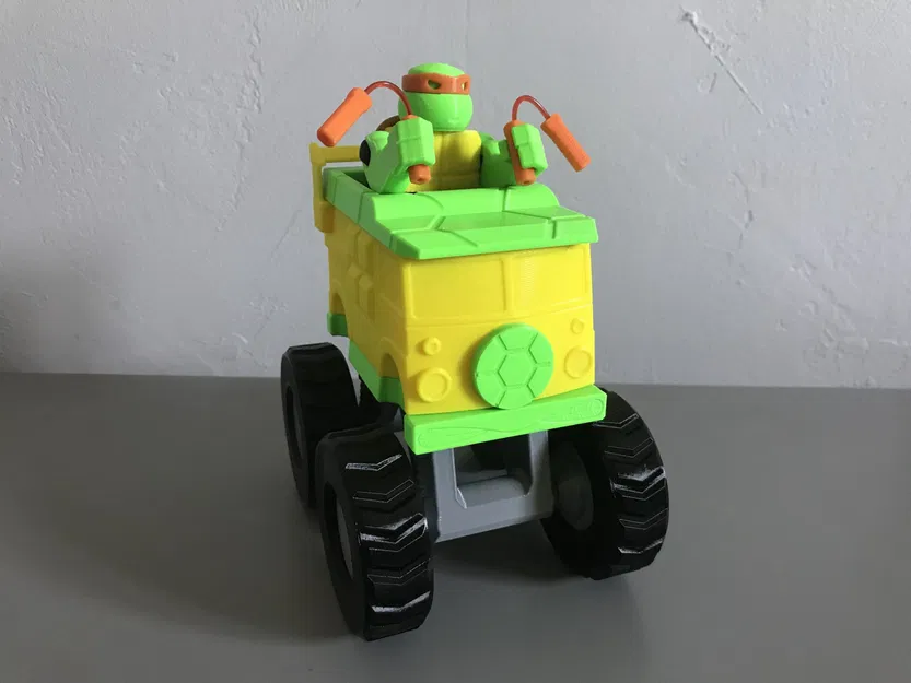 Xe tải quái vật Mini Party Wagon của TMNT - Image 2