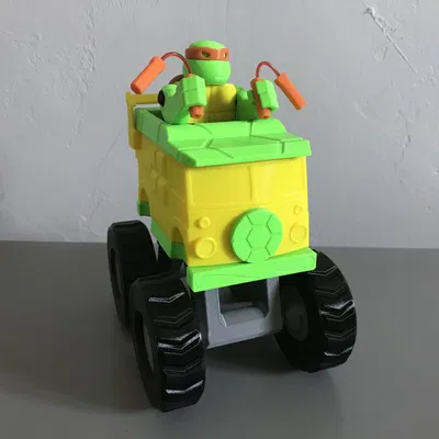 Xe tải quái vật Mini Party Wagon của TMNT
