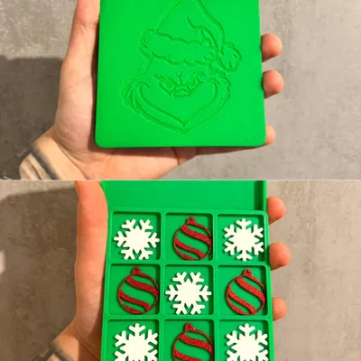 Bàn cờ Tic Tac Toe phiên bản Giáng Sinh