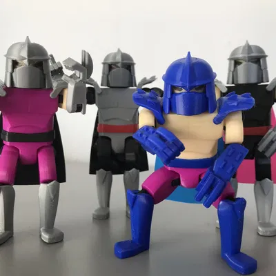 Hình nhân The Shredder trong bộ sưu tập TMNT Vol. III