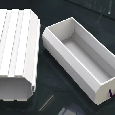 Ngăn kéo lưu trữ liên kết mô-đun không cần tay cầm