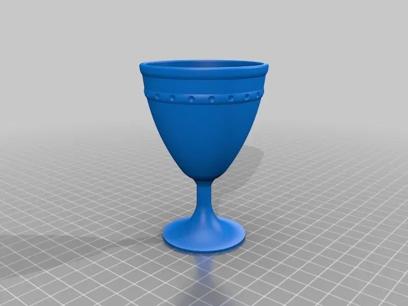 Cốc goblet bay lơ lửng trong không gian nghệ thuật - Image 5