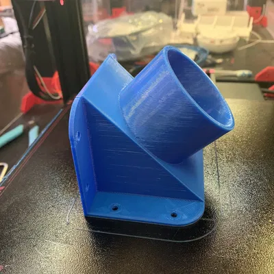 Cổng thu bụi (v1.0) cho bàn router DIY sử dụng ống 2.5