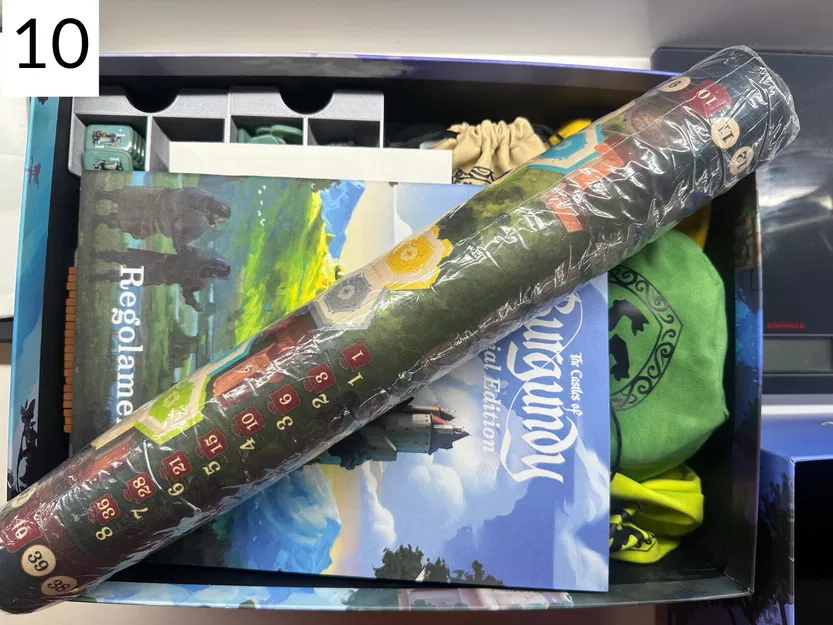 Bộ chèn phiên bản đặc biệt Castles of Burgundy với gạch acrylic - Image 1