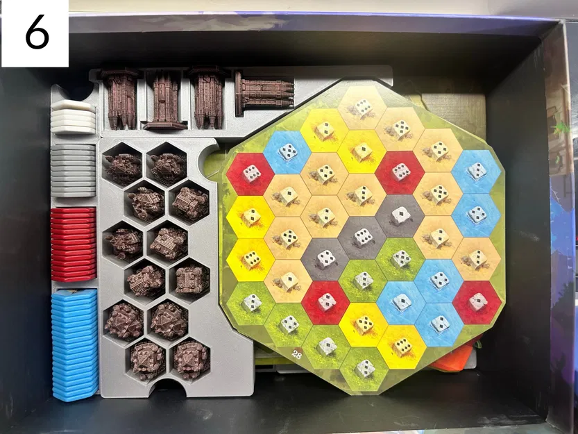 Bộ chèn phiên bản đặc biệt Castles of Burgundy với gạch acrylic - Image 3