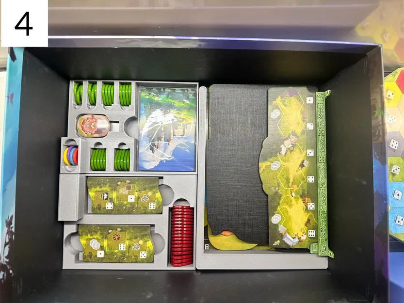 Bộ chèn phiên bản đặc biệt Castles of Burgundy với gạch acrylic - Image 4