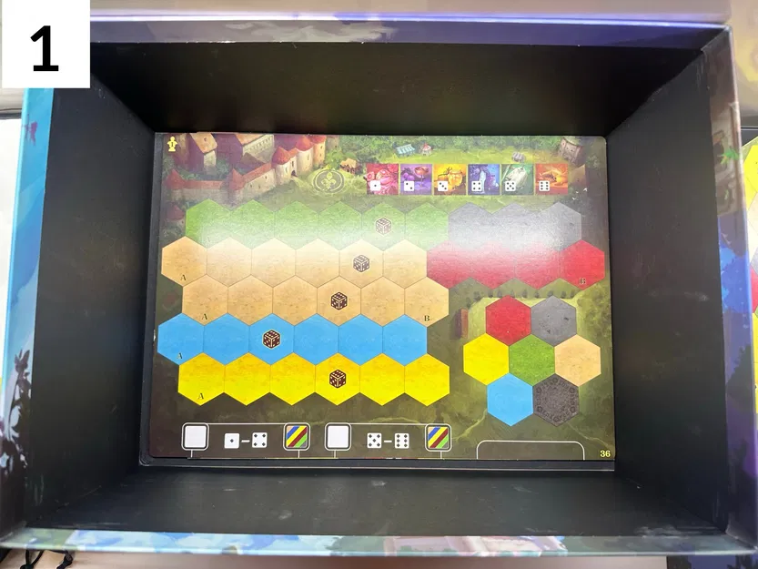 Bộ chèn phiên bản đặc biệt Castles of Burgundy với gạch acrylic - Image 5