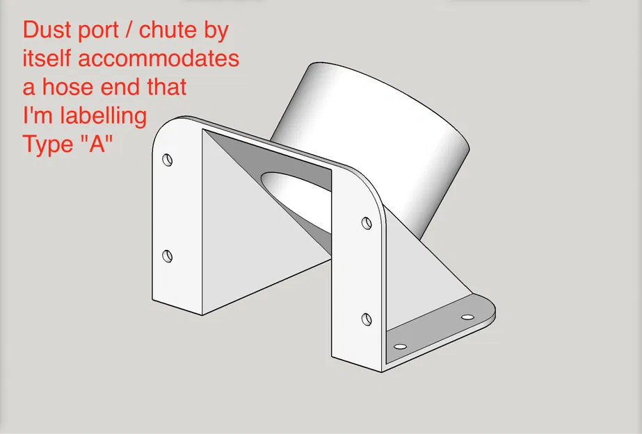 Cổng thu bụi (v1.0) cho bàn router DIY sử dụng ống 2.5 - Image 4