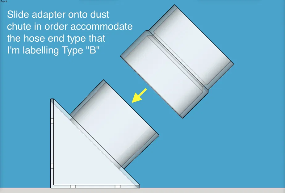 Cổng thu bụi (v1.0) cho bàn router DIY sử dụng ống 2.5 - Image 6