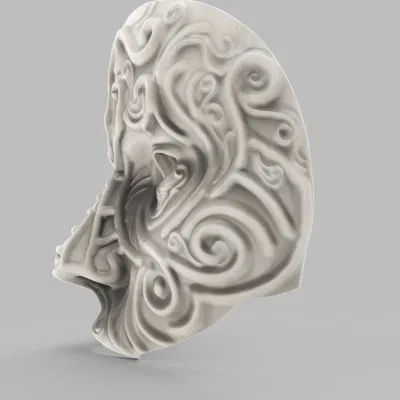 Mặt nạ dạ tiệc trang trí họa tiết filigree tinh xảo