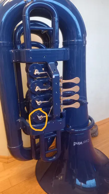 Phụ tùng sửa chữa van cho kèn tuba nhựa - Image 5