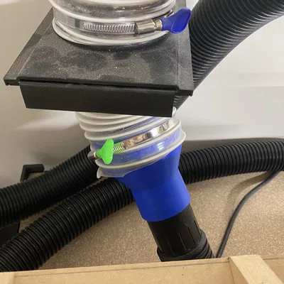 Bộ chuyển đổi giảm áp thu bụi cho ống 4-inch sang 2.5-inch