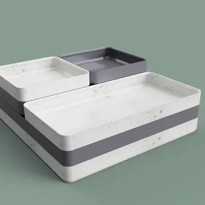Khay phân loại xếp chồng 3 kích thước