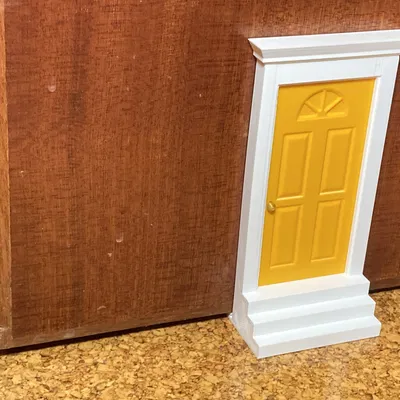 Cái chặn cửa hình ngôi nhà nhỏ cho không gian sống