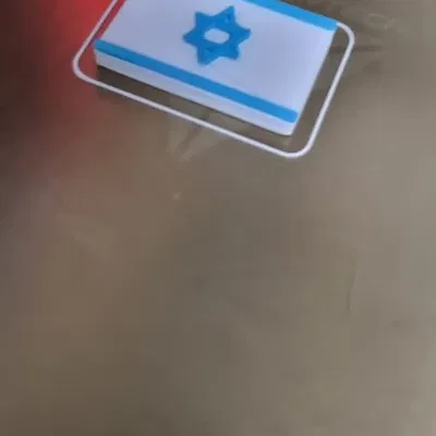 Móc khóa cờ Israel độc đáo