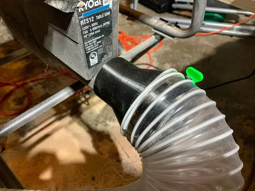 Bộ chuyển đổi giảm bụi cho máy cắt bàn Ryobi RTS12 - Image 1