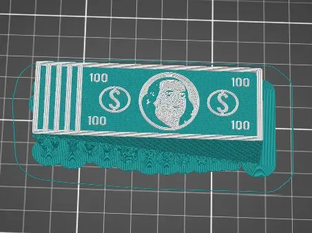 Keil chặn cửa hình dáng bó đô la - Image 2