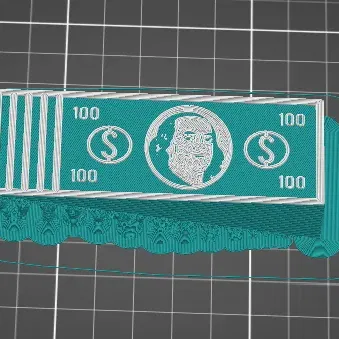 Keil chặn cửa hình dáng bó đô la