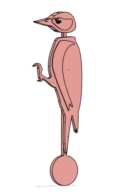 Đầu gỗ có thể điều chỉnh của chim gõ kiến V2 - Image 3