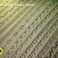 Bánh lăn tạo hoa văn Baroque cho đất sét - Thumbnail 5
