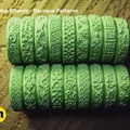 Bánh lăn tạo hoa văn Baroque cho đất sét - Thumbnail 7