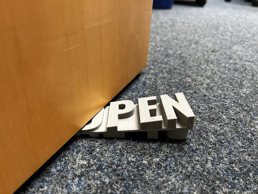 Đồ kê cửa chữ OPEN 3D độc đáo - Image 2