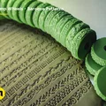 Bánh lăn tạo hoa văn Baroque cho đất sét - Thumbnail 15