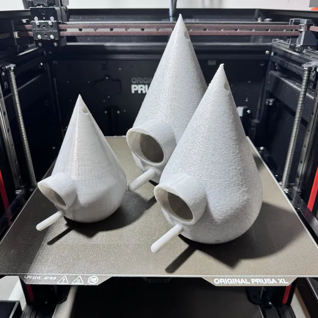 Nhà chim treo với lỗ thoát nước và thông gió - Image 2