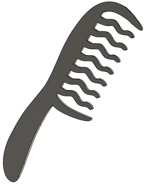 Lược chải tóc cho tóc xoăn - Image 2