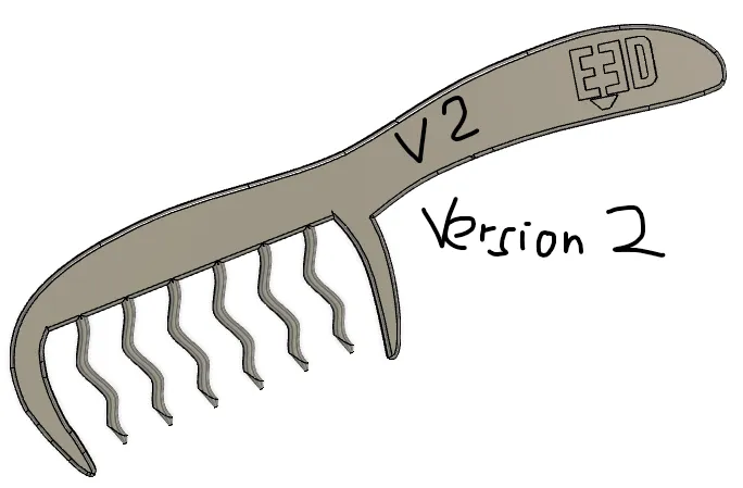 Lược chải tóc cho tóc xoăn - Image 3