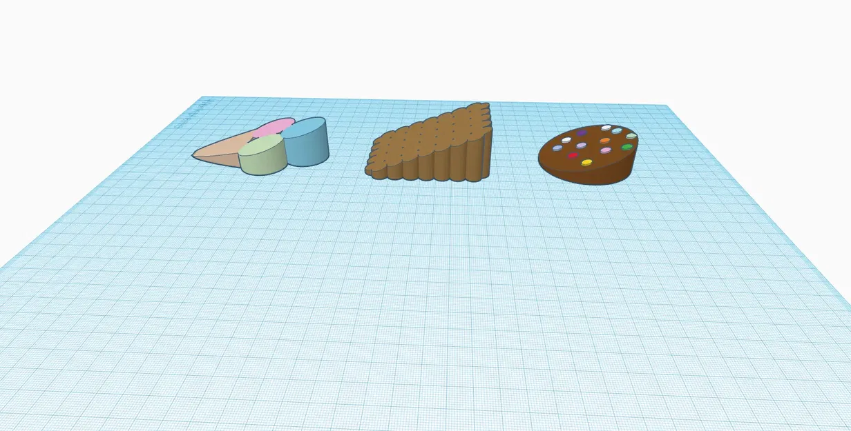 Giá đỡ cửa hình kem, bánh quy và bánh quy giòn - Image 1