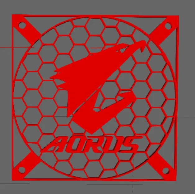 Logo Gigabyte 120mm cho quạt máy tính - Image 1