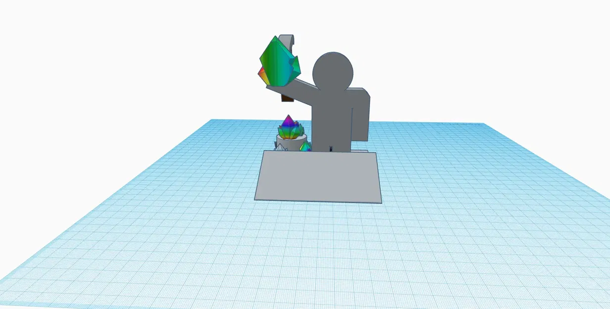 Giá đỡ cửa hình nhân vật cắt kim cương độc đáo - Image 2