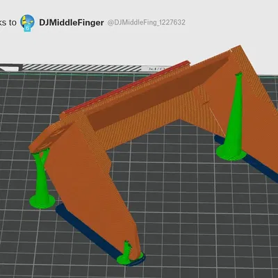 Giá đỡ PSU Meanwell LSR350 cho Ender 3 Pro trên thanh v-slot 40mm