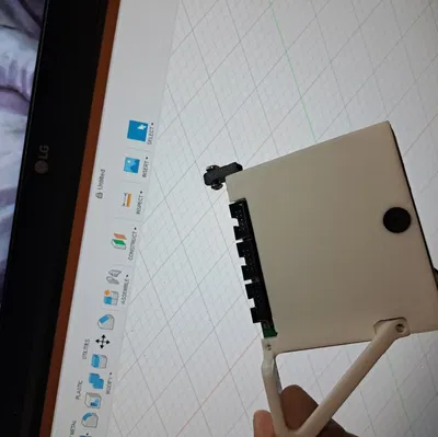 Mặt sau cho mô-đun hiển thị thấp gọn Ender 3