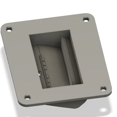 Nắp kết nối phía sau cho Wago 221-413 với logo WO